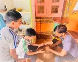 Std V Field trip to the Monteria Village